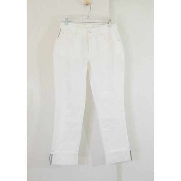 Tretorn Pants - TRETORN pants cropped ankle golf sports slim cuffed sporty athletic white 8
